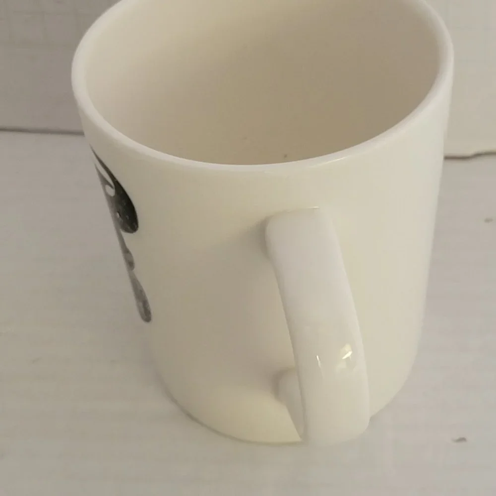 New Williams Sonoma Coffee Mug Cup Vandalized Viper Snake Rory Dobner Letter V